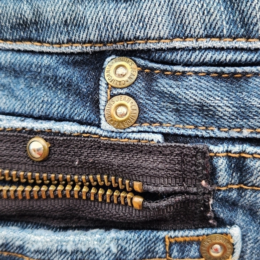 Robins Jean Straight Fit Dark Blue Denim - Picture 8 of 16